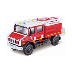 Bburago Mercedes-Benz Unimog U5000 Emergency Fire Truck 1:52 Die-Cast Model - Red