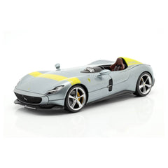 Bburago Ferrari Monza SP1 1:18 Die-Cast Model Car - Silver