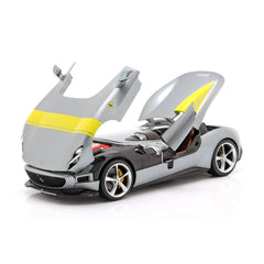 Bburago Ferrari Monza SP1 1:18 Die-Cast Model Car - Silver