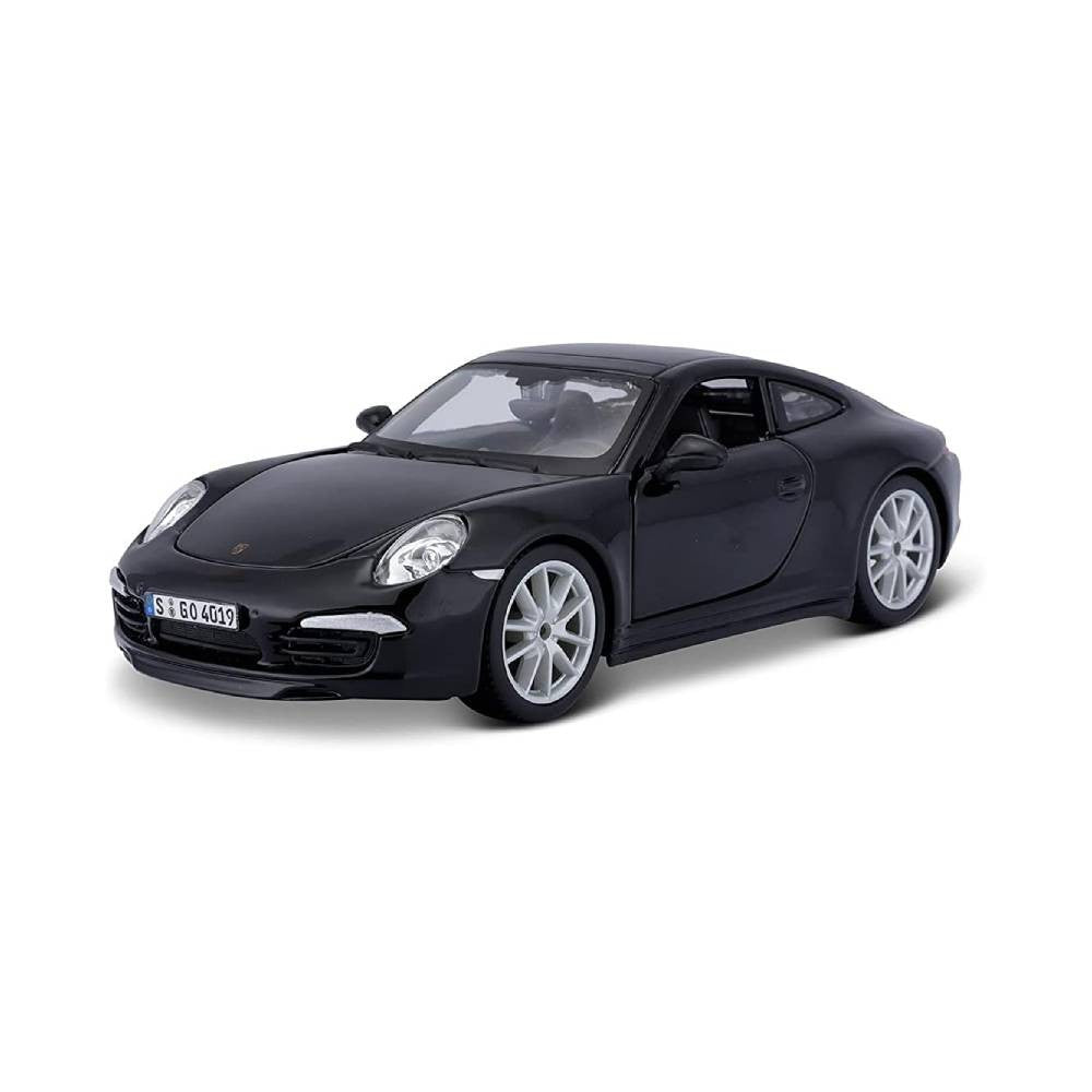 Bburago Porsche 911 Carrera S (991) 1:24 Die-Cast Model Car - Black