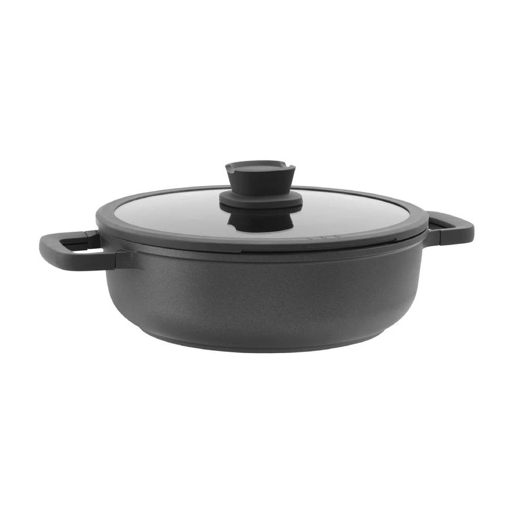 Berghoff Covered 2-handle Sauté Pan non-stick Stone+ 28cm | 3950595