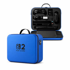 Nintendo Switch 2 All In One Travel Carrying Storage Case - Blue
