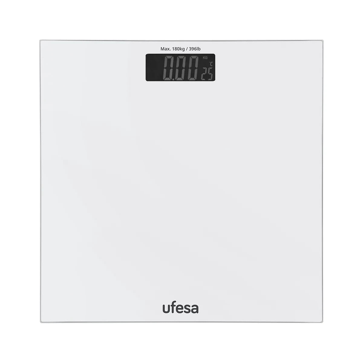 Ufesa Basel Tempered Glass Digital Bathroom Scale | UFSWSHABASEL
