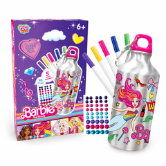 Barbie The Movie DIY Graffiti Water Bottle Craft Kit | JX20420BA