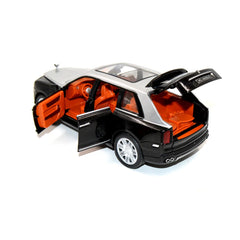 1:22 Die-Cast Luxury SUV Toy Car – Black & Silver | HCL-806