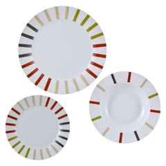 Benetton Home Set 12Pcs Dinnerware Porcelain Safari Be |  BE-0899