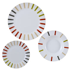 Benetton Set 12Pcs Dinnerware Porcelain Safari Be | BE-0899