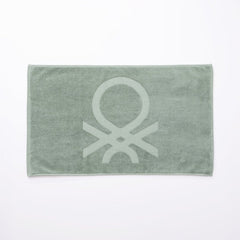 Benetton Home Bathmat 50x80cm 1000Gsm 100% Cotton Embossed Logo Green Core Be |  BE-2121