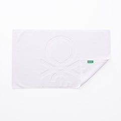 Benetton Home Bathmat 50x80cm 1000Gsm 100% Cotton Embossed Logo White Core Be | BE-2122