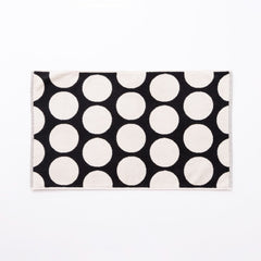 Benetton Home Bathmat 50x80cm 1000Gsm 100% Cotton Black Dots FW23 Be | BE-2173