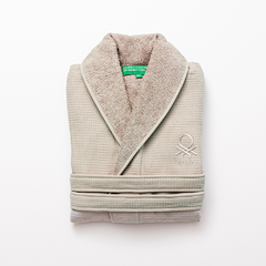 Benetton Bathrobe 360GSM 100% Waffle Cotton L/XL | BE-2349