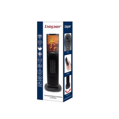 Beper Ptc Tower Fan Heater - Led Flame | P203TER010