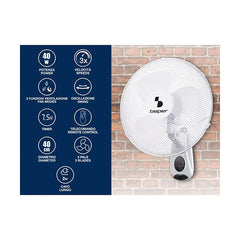 Beper Wall Fan With Remote Control | P206VEN600