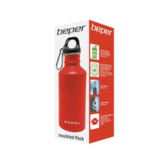 Beper Insulated Flask ,Red | C102BOT002