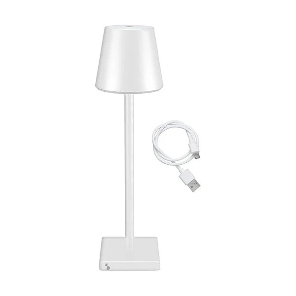 Beper Rechargeable Table Lamp, White  | P201UTP102