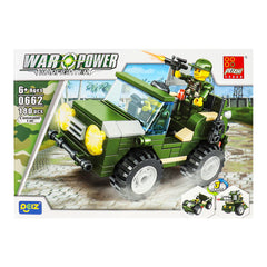 War Power 3-in-1 Military Vehicle Building Set | 0662/0663/0664
