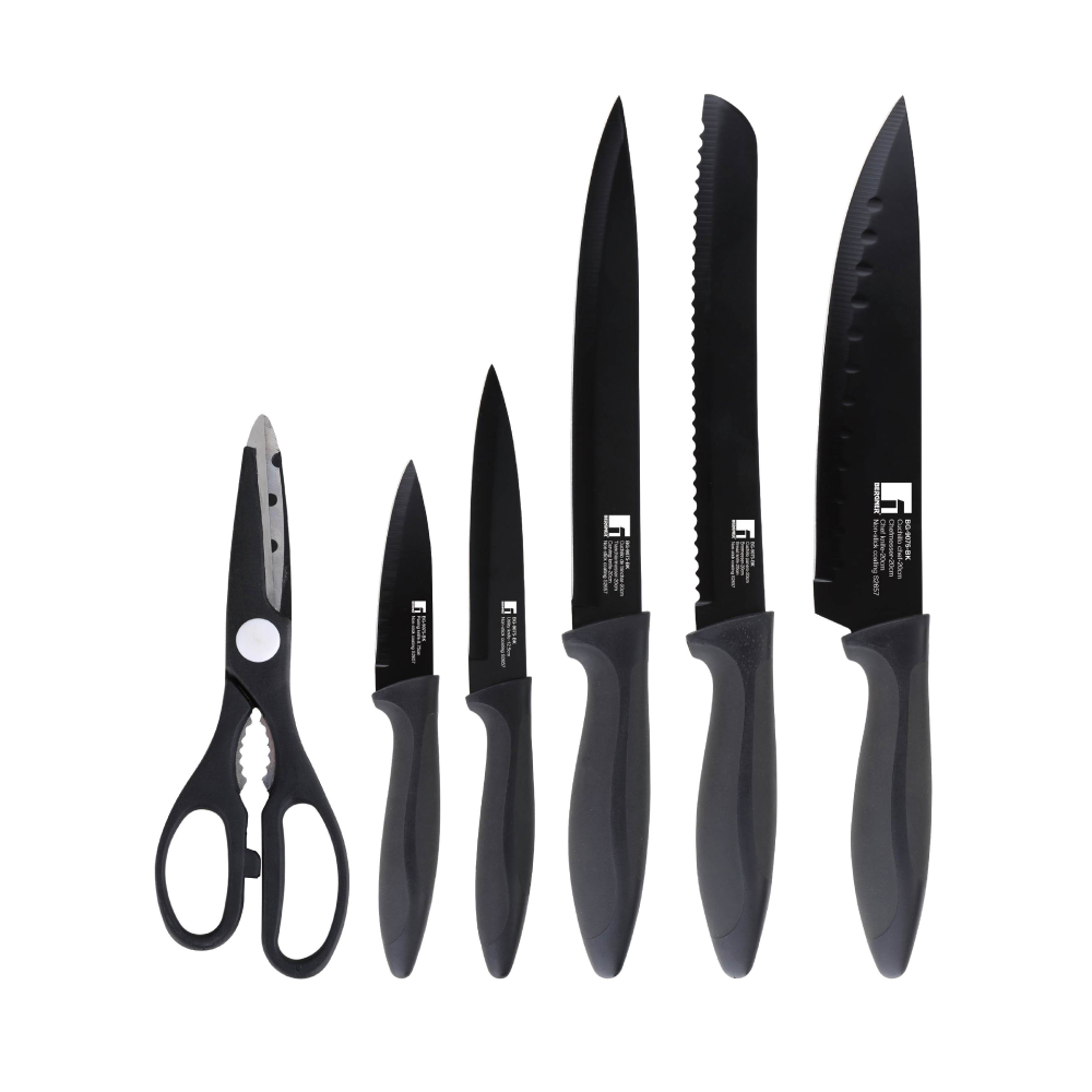 Bergner Set Of 5 Cooking Utensils | BG-9075-BK