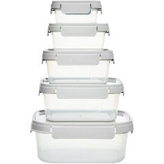 LocknLock nestopia set : LTN310(230ML)*1, 320(500ML) *1, 330(920ML) *1, 340(1.6L)*1, 350(2.7L)*1 | LTN350S5