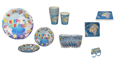Happy Birthday Space-Themed Party Supplies - Blue | AL558