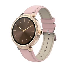 Porodo Belle Lady Smart Watch Rose Gold Dial + Pink Strap | PD-BELLE-PK