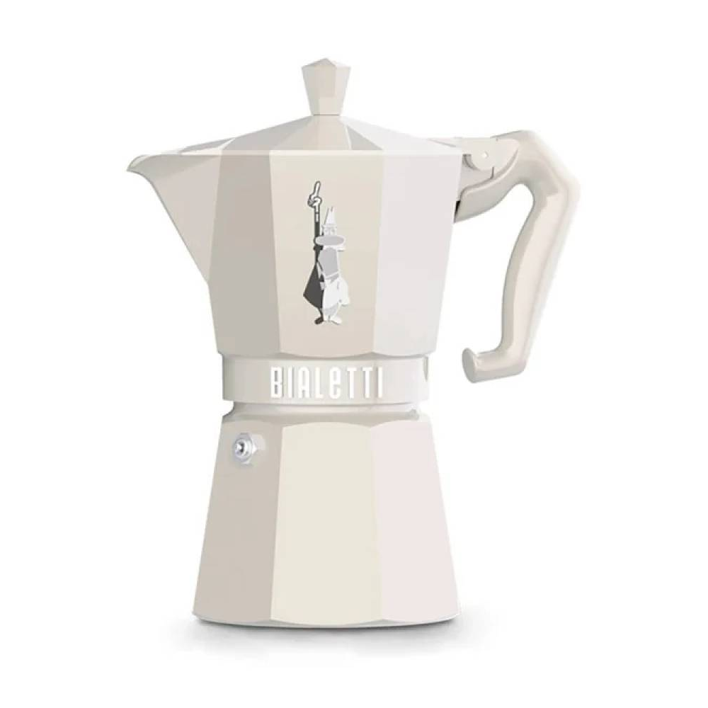 Bialetti Moka Exclusive - 3 Cups, Cream  | BIA0009059