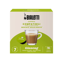 Bialetti Ginseng Aluminum Dolce Gusto Compatible Capsules 16pcs | BIA96080447