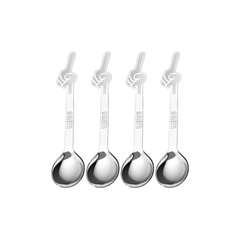 Bialetti Set of 4 Little Man Spoons Coffee Spoons | DCDESIGN15