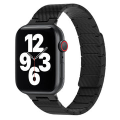 WIWU 38/40/41MM Carbon Fiber Pattern Magnetic Watch Band Wi-WB009 Black |WI-WB009-BLK