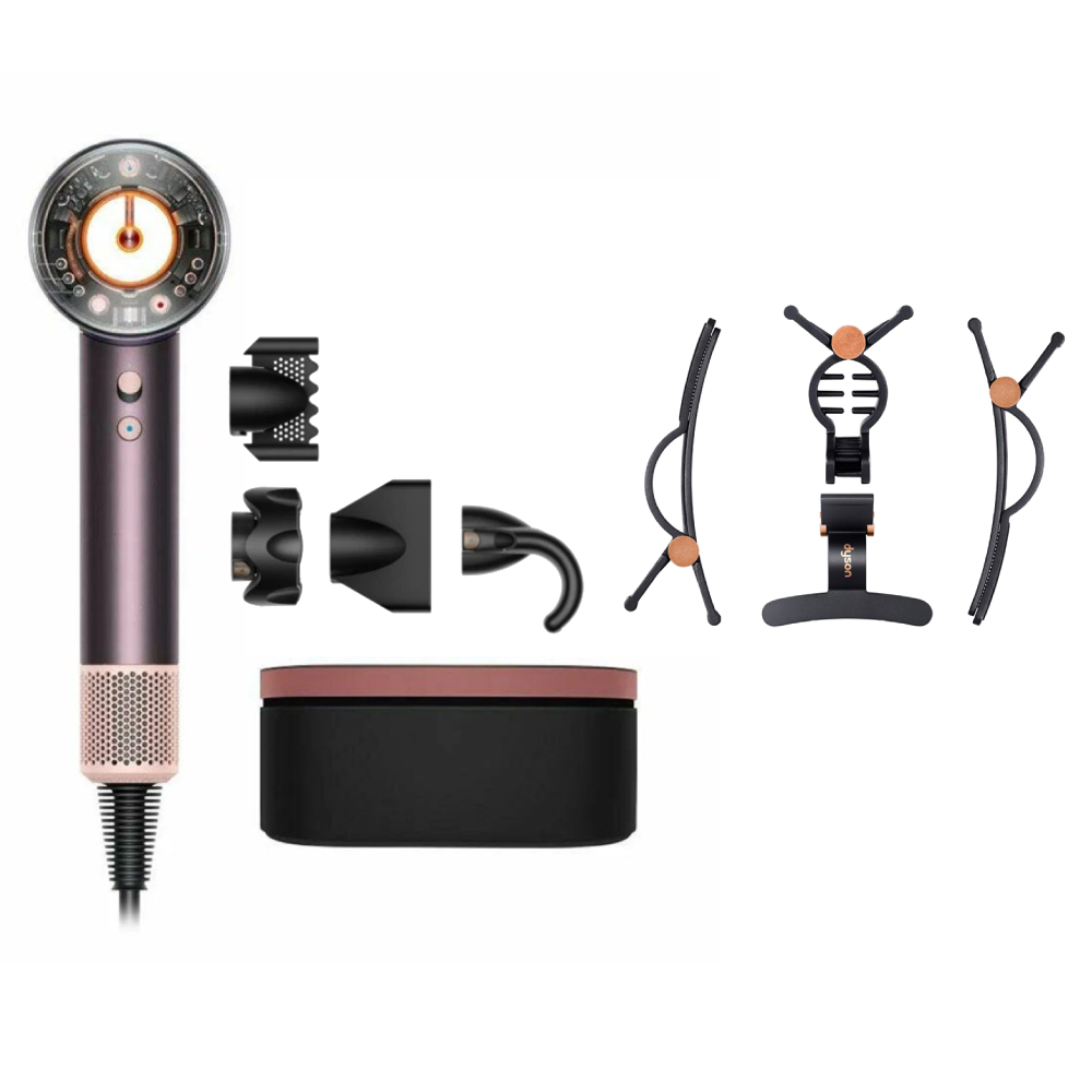 Dyson Supersonic Nural  Hair Dryer with Free Hair Clip –Jasper Plum with Free  | HD16