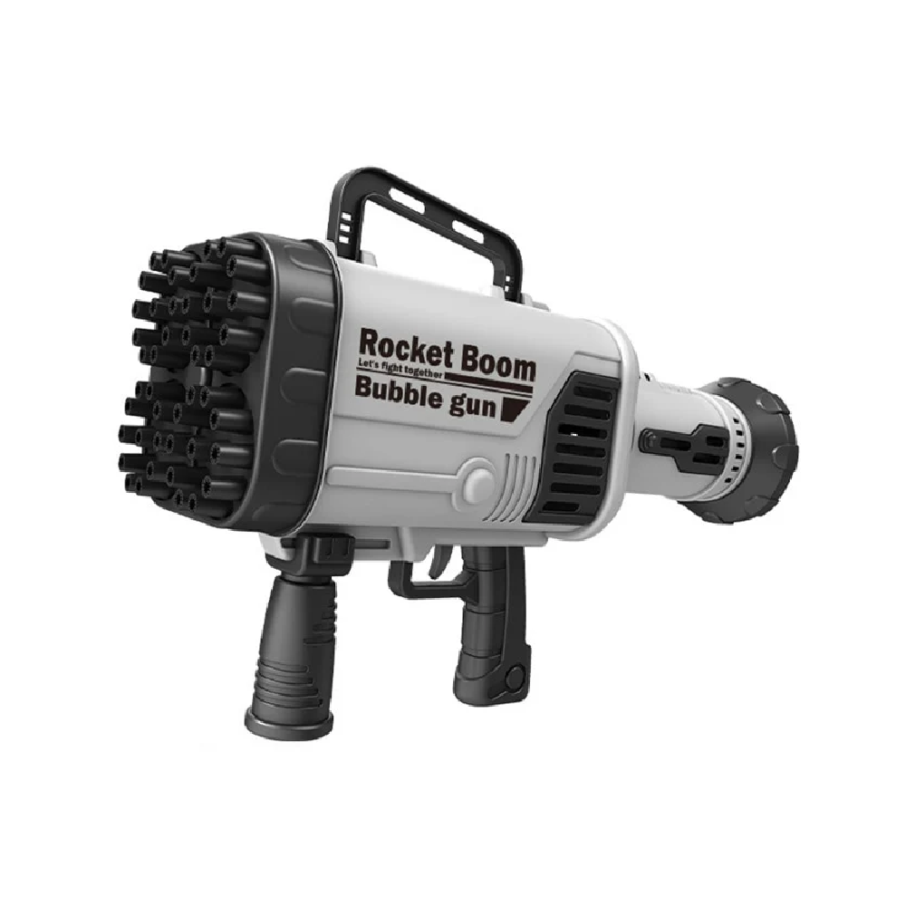 Rocket Boom 64 Holes Bubble Gun - Black |  AL2087