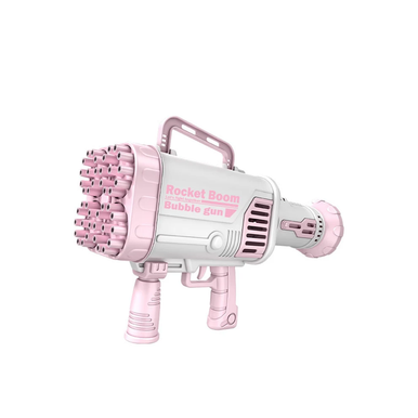 Rocket Boom 64 Holes Bubble Gun - Pink |  AL2087