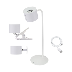 Beper Lumini 3in1 Rechargeable Table Lamp - White | P201UTP303