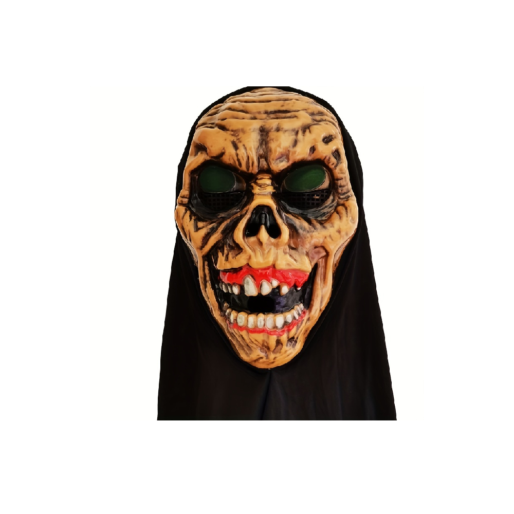 Halloween Scary Skull Skeleton Face Mask - Brown | AL4095