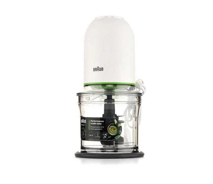 Braun MultiPractic 3 Mini Chopper 500W Ice Crusher 0.5L White | CH3011WH
