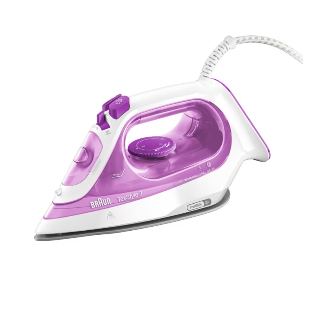Braun TexStyle 3 Steam Iron - Purple | SI3030PU