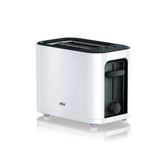 Braun, 2 Slice Toaster, Auto Shut Off, Defrost Function, White | HT3000WH