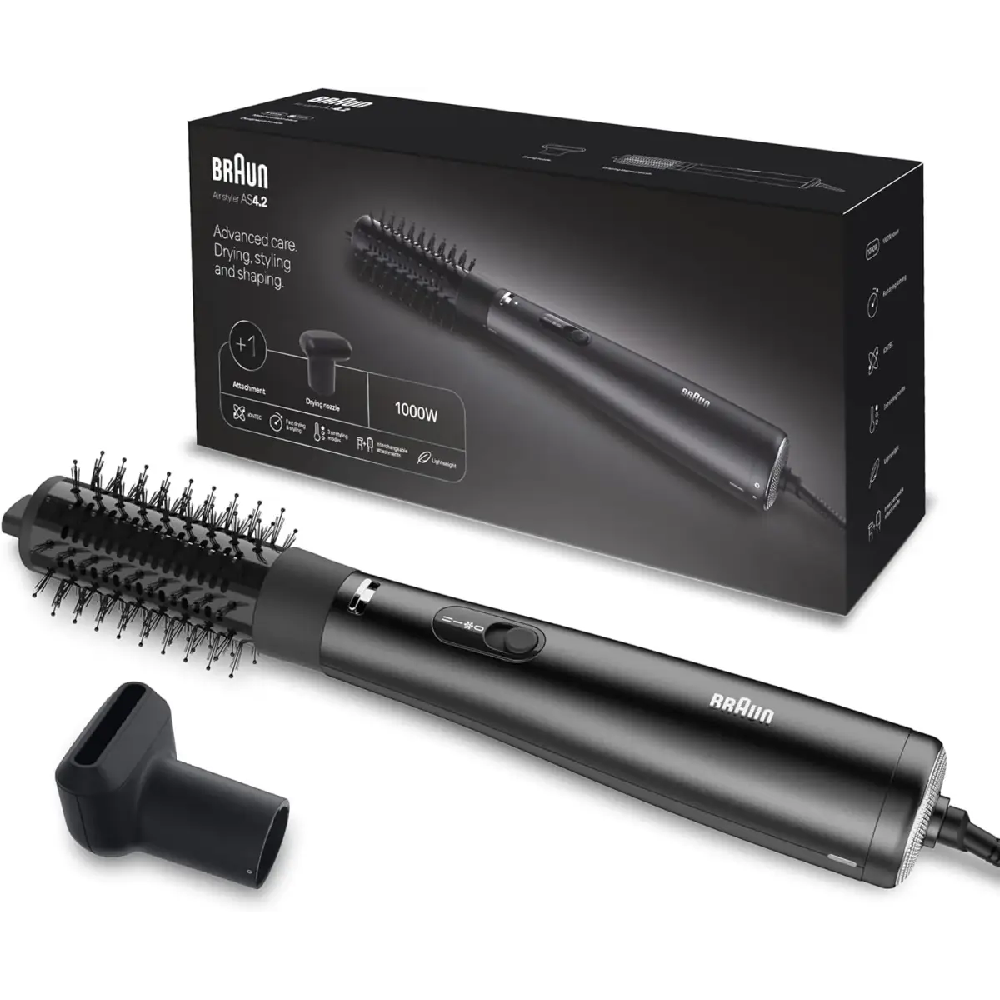 Braun Airstyler As4.2 Airbrush 1000w - Ionic Black | BRAS420SDE
