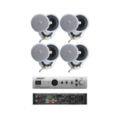 Bose FreeSpace IZA 250-LZ Integrated Zone Amplifier with 4 Wall Speakers | 344871-4420
