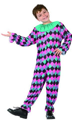 Clown Costume (Jumpsuit) - Small Size (110–120 cm) | 98605