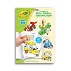 Crayola MK COLOR & SHAPES WHIMSICAL WHEELS ACTIVITY BOOK | CY256938