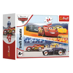 Trefl Disney Cars 3 Race Scene Puzzle - 54 Mini Pcs | 54192