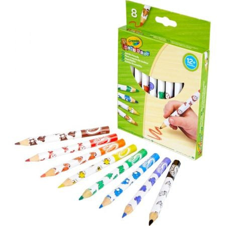 Crayola 8 MK Jumbo Decorated Pencils | CY3678
