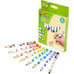 Crayola 8 MK Jumbo Decorated Pencils | CY3678