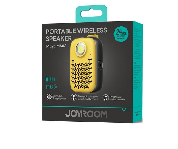 JOYROOM Maya MS03 Portable Wireless Speaker - Yellow | MS03