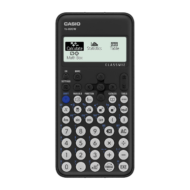 Casio Scientific Calculator with over 290 Functions and 4 Grayscale  | FX-82CW-W-DT