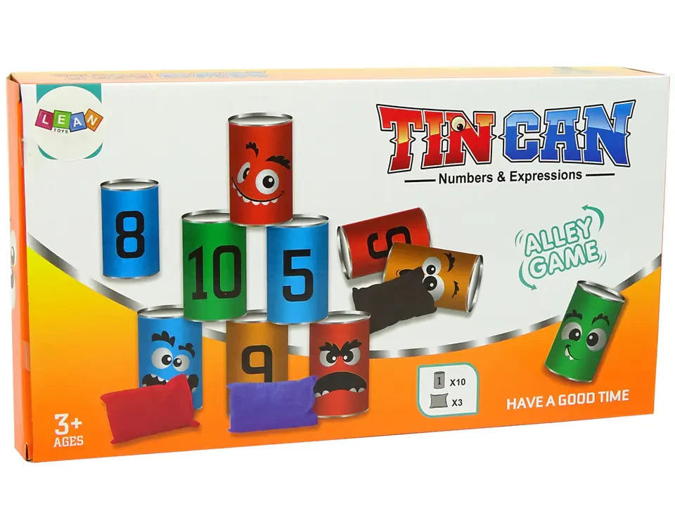 Tin Can Numbers & Expressions Alley Toss Game | WT6635