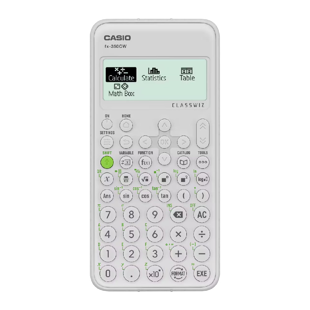 Casio ClassWiz Standard Scientific Calculator | FX-350CW-W-DT