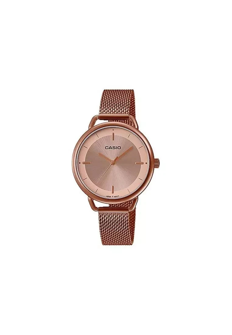 Casio Analog Women's Watch Gold Stainless Steel | LTP-E413MR-9ADF