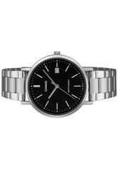Casio Men 3-Hand Watch - Black / Silver | MTP-VT05D-1EDF