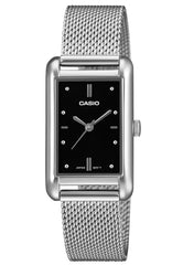 Casio Women 3-Hand Watch - Black / Silver | LTP-B171M-1ADF